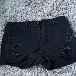 hollister ripped jean shorts (sold on curtsy)